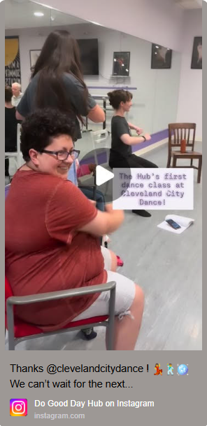 Screenshot of Do Good Day Hub's Instagram Video