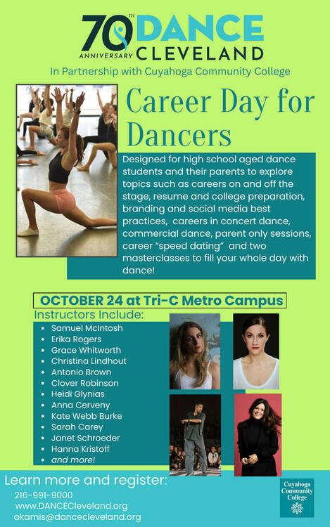 DanceCleveland Career Day for Dancers flyer